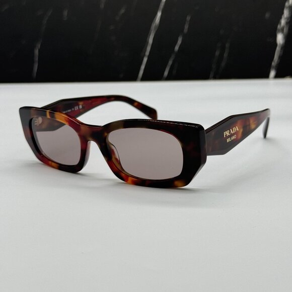NEW PRADA PRB05S 22A20I WOMEN HAVANA SUNGLASSES SPR B05 22A20I - Picture 1 of 9